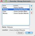 bookmarks manager