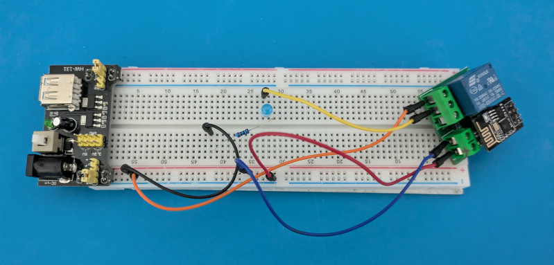 ESP-01S relay circuit
