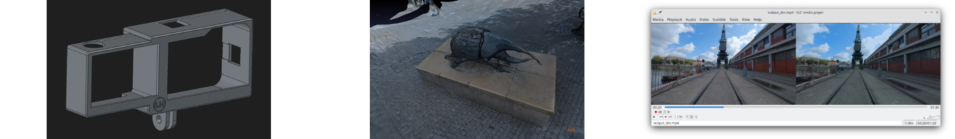 CAD design, 3D reconstruction and video